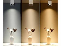 30 x downlight fitting – opbouwarmatuur – gu10 – vierkant – wit/bruin - afbeelding 2 van  4