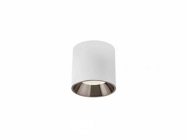 30 x downlight fitting – opbouwarmatuur – gu10 – vierkant – wit/chroom - afbeelding 3 van  5