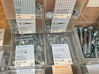30 x dozen dopmoeren; zeskanttapbout; sluitringen; schroefbouten - afbeelding 4 van  7