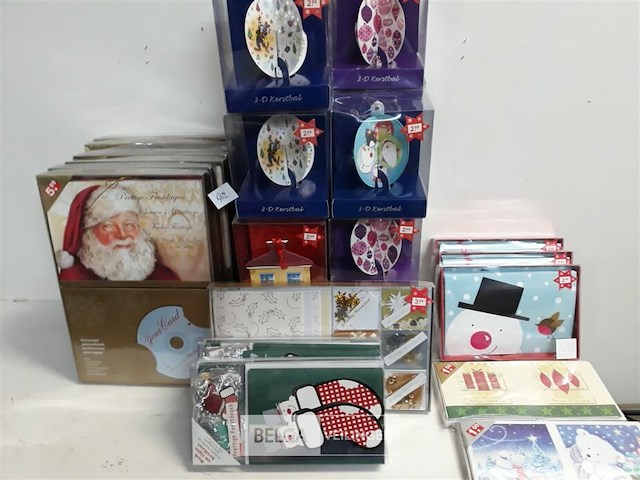 30 x kerstkaarten 6 assorti - afbeelding 1 van  3