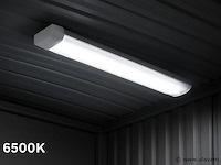 30 x led-batten 120w met lens – 120cm – 6500k koud wit - afbeelding 1 van  5