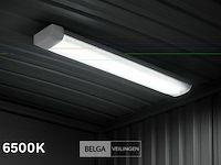 30 x led-batten 120w met lens – 120cm – 6500k koud wit - afbeelding 2 van  6