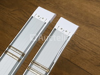 30 x led-batten met lens – 120w – 120cm – 6500k koud wit – tetra-lens - afbeelding 3 van  5