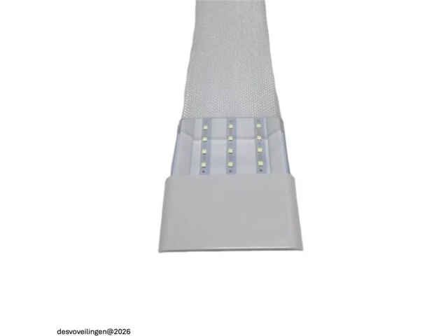 30 x led-batten met lens – 120w – 120cm – 6500k koud wit – tetra-lens - afbeelding 5 van  6