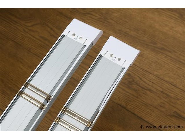 30 x led-batten met lens – 120w – 120cm – 6500k koud wit – tetra-lens - afbeelding 3 van  5