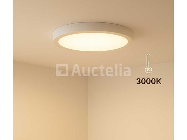 30 x led paneel – rond opbouw – 30w – 3000k warm wit – ip20 - afbeelding 2 van  5