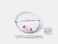 30 x led paneel – rond opbouw – 30w – 3000k warm wit – ip20 - afbeelding 4 van  5