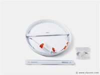30 x led paneel – rond opbouw – 30w – 3000k warm wit – ip20 - afbeelding 3 van  5