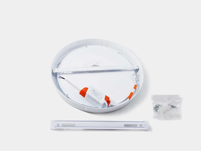 30 x led paneel – rond opbouw – 30w – 3000k warm wit – ip20 - afbeelding 3 van  5