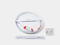 30 x led paneel – rond opbouw – 30w – 6500k koud wit – ip20 - afbeelding 2 van  4