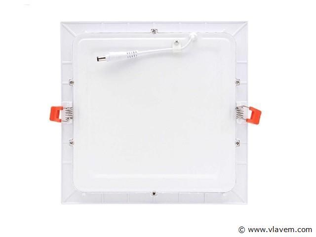 30 x led paneel – vierkant inbouw – 18w – 3000k warm wit – ip20 - afbeelding 3 van  4