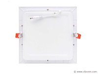 30 x led paneel – vierkant inbouw – 18w – 3000k warm wit – ip20 - afbeelding 3 van  4