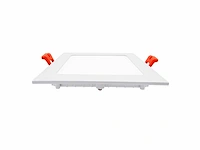 30 x led paneel – vierkant inbouw – 18w – 3000k warm wit – ip20 - afbeelding 2 van  4