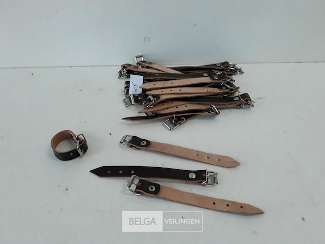 30 x lederen riempjes 15 cm - afbeelding 2 van  3