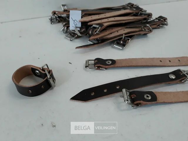 30 x lederen riempjes 15 cm - afbeelding 3 van  3