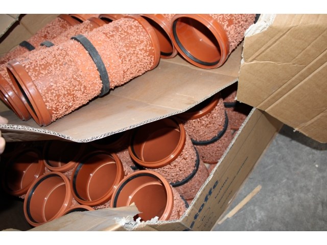 30 x muurdoorvoer bezand 160mm / 30 cm - afbeelding 2 van  2