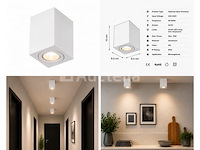 30 x opbouw spot armatuur – gu10 – wit – ip20 – frezya-s - afbeelding 4 van  5