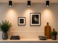 30 x opbouw spot armatuur – gu10 – zwart – ip20 – frezya-r - afbeelding 1 van  5