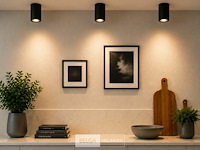 30 x opbouw spot armatuur – gu10 – zwart – ip20 – frezya-r - afbeelding 2 van  6