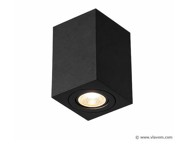 30 x opbouw spot armatuur – gu10 – zwart – ip20 – frezya-s - afbeelding 2 van  5