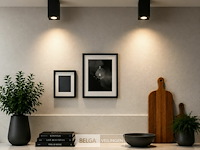 30 x opbouw spot armatuur – gu10 – zwart – ip20 – frezya-s - afbeelding 2 van  6