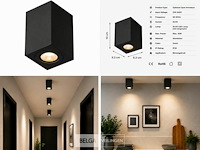 30 x opbouw spot armatuur – gu10 – zwart – ip20 – frezya-s - afbeelding 6 van  6