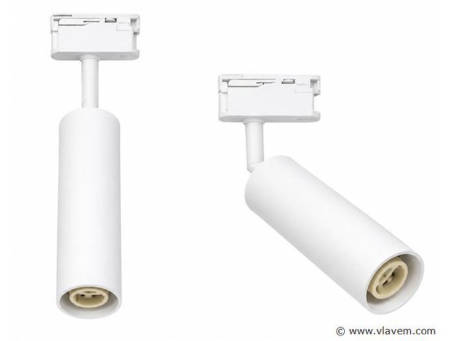 30 x rail spot armatuur – gu10 – wit – ip20 – londra-g - afbeelding 2 van  5