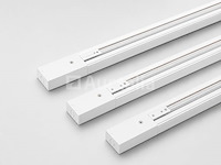 30 x railverlichting track – 1 fase – 2 meter – wit - lighting track - afbeelding 5 van  5