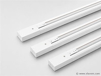 30 x railverlichting track – 1 fase – 2 meter – wit - lighting track - afbeelding 1 van  5