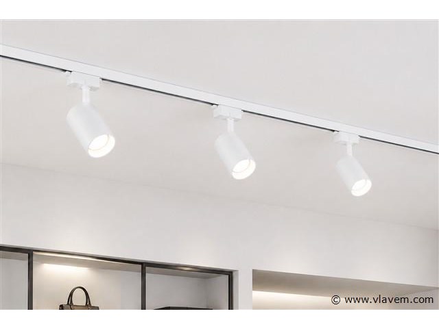 30 x railverlichting track – 1 fase – 2 meter – wit - lighting track - afbeelding 3 van  5