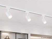 30 x railverlichting track – 1 fase – 2 meter – wit - lighting track - afbeelding 3 van  5