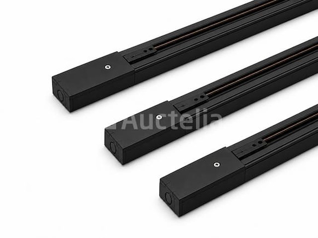 30 x railverlichting track – 1 fase – 2 meter – zwart - lighting track - afbeelding 3 van  5