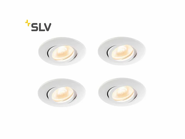 30 x slv easy install ultralage led inbouwspots, wit - afbeelding 1 van  8