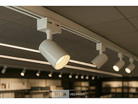 30 x spot op orientable rail gu10 – wit – eenfase – ø58x80x114 mm – ip20 - afbeelding 1 van  4