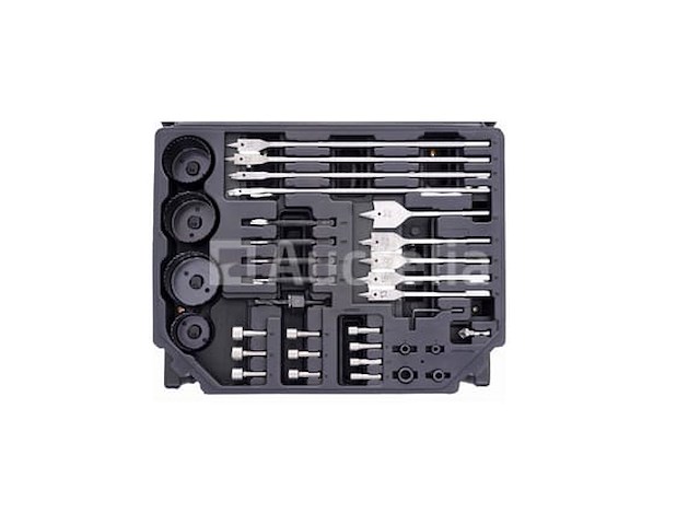 300 kraft&dele-stukken (gatzagen, schaaren, bits) in een koffer - afbeelding 8 van  8