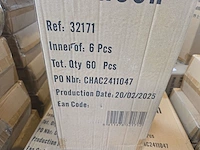 (300x) metalen fitting – titaniumkleurig chacon... - afbeelding 7 van  7