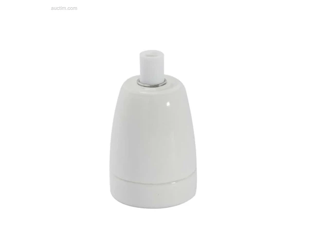 (300x) porseleinen fitting – wit chacon 32120 - afbeelding 1 van  7