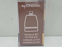 (300x) porseleinen fitting – wit chacon 32120 - afbeelding 3 van  7