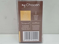 (300x) porseleinen fitting – wit chacon 32120 - afbeelding 4 van  7
