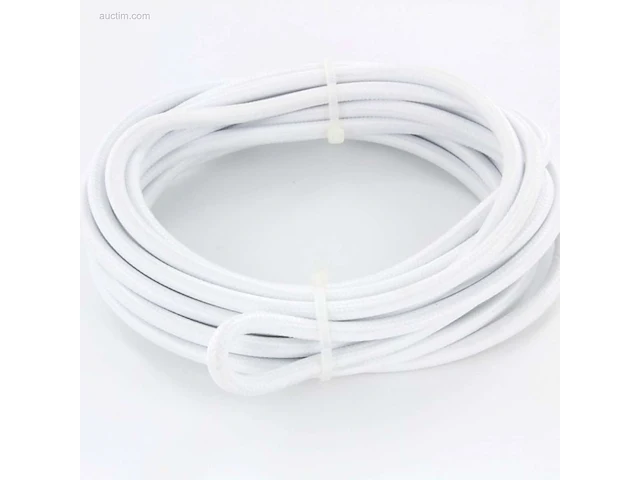 (300x) stoffen snoer, 3 m – wit chacon 61040 - afbeelding 1 van  6