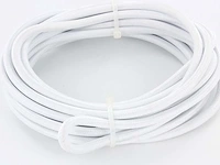 (300x) stoffen snoer, 3 m – wit chacon 61040