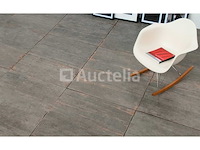 30m² blendart grey 60x60 rectificatie, vloer en muur met houten effect - afbeelding 1 van  1