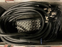 30m prefab multikabel 24/4 in flightcase - afbeelding 1 van  3