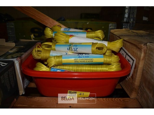 ±30st wasdraad 20m met staaldraad - afbeelding 1 van  2
