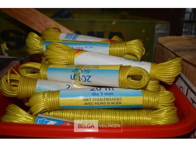 ±30st wasdraad 20m met staaldraad - afbeelding 2 van  2