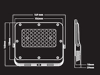 30w 3000k led breedstralers met lens waterdicht (10x) - afbeelding 4 van  4