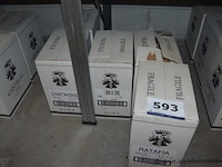 30x fles likeur, cartron, wo. chataigne (70cl), crème de cerise (70cl), ratafia (75cl) - afbeelding 1 van  2