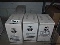 30x fles likeur, cartron, wo. grenade, the noir fume, violette, 70cl - afbeelding 1 van  2
