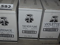 30x fles likeur, cartron, wo. grenade, the noir fume, violette, 70cl - afbeelding 2 van  2