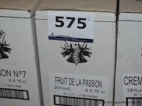 30x fles likeur, joseph cartron, wo. mangue (25%vol.), cartron n°7 (20%vol.), fruit de la passion (25%vol.), 70cl - afbeelding 3 van  3